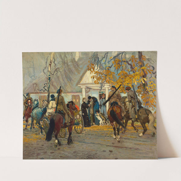 Insurgent arrested by Stanisław Masłowski