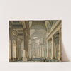 Intérieur de l&#039;église de la Madeleine d&#039;après le projet de Contant d&#039;Ivry by Pierre-Antoine Demachy