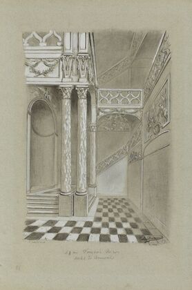 Intérieur de l’Hôtel de Beauvais 68 rue François Miron, 4ème arrondissement (1895-1905) — size preview