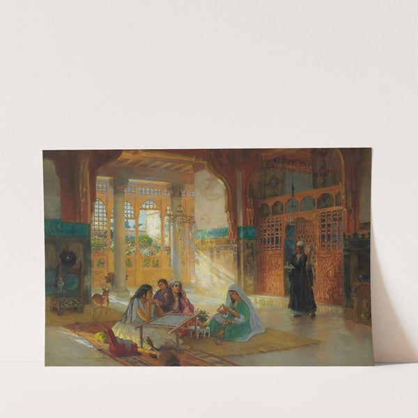 Interieur d’un palais Arabe by Frederick Arthur Bridgman