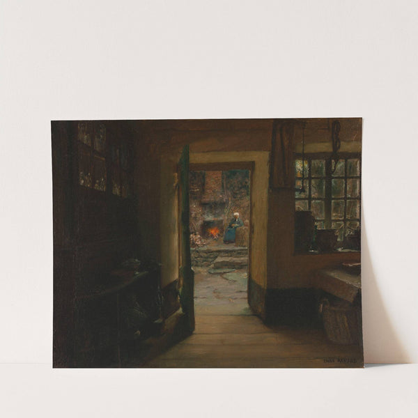 Intérieur flamand by Emile Renard