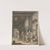 Interieur met boerenfamilie rond tafel by Christina Chalon
