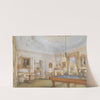 Interieur mit Billard by Franz Alt