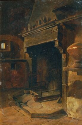 Interieur mit Kamin