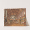 Interieur van de Gotische Zaal, paleis Kneuterdijk, Den Haag by Augustus Wijnantz