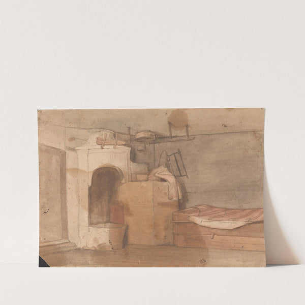 Interiør by Adolph Tidemand
