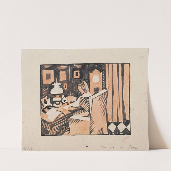 Interior (circa 1918-23) by Rafael Barradas