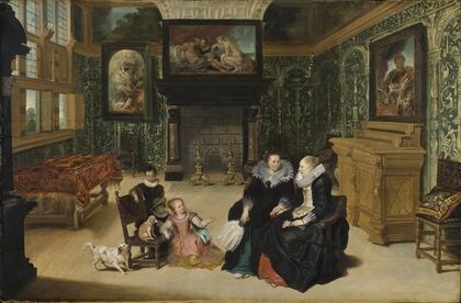 Interior, called ‘Rubens’ salon’