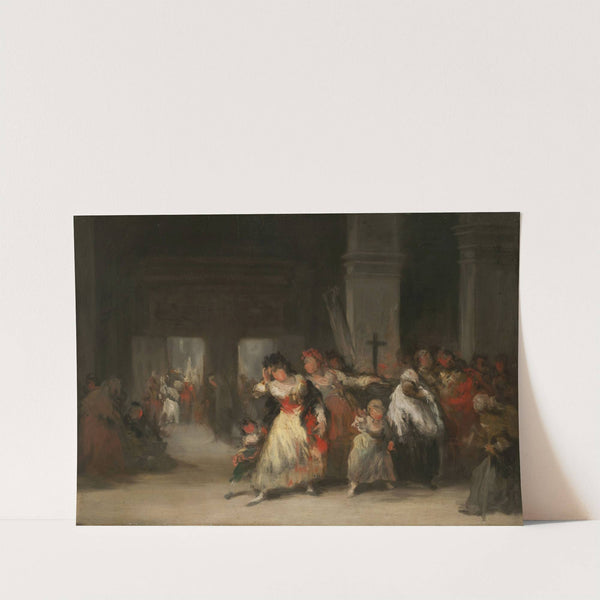 Interior de Iglesia (between circa 1860-1866) by Eugenio Lucas Velázquez