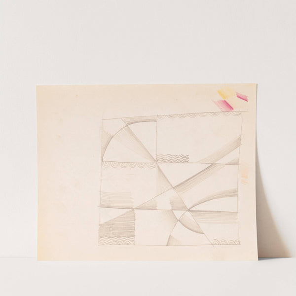 Interior designs for screens and ceilings.] [Drawing of plans, elevation, and details by Winold Reiss