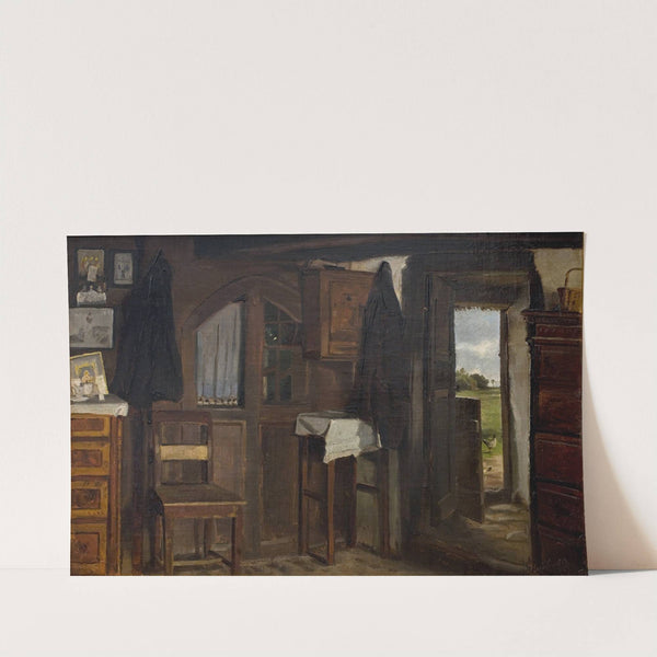 Interiør Fra Et Bondehus by Hans Smidth