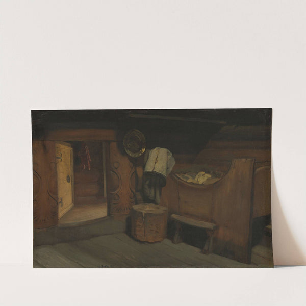 Interior from Setesdal by Olaf Isaachsen