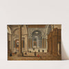 Interior of a Baroque Church by Bartholomeus van Bassen
