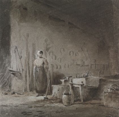 Interior of a Blacksmith’s Forge