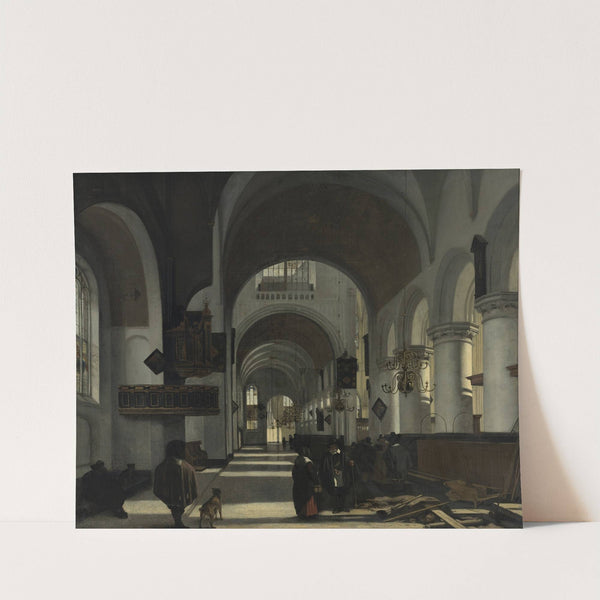 Interior of a Church (1668) by Emanuel de Witte