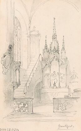 Interior of a Church in Frankfurt