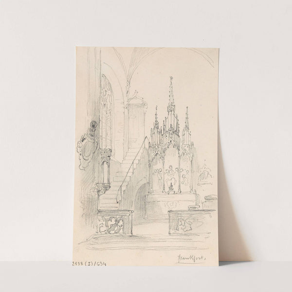 Interior of a Church in Frankfurt by Nicaise De Keyser