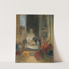 Interior Of A Church; Ordination Of Carmelites by Eugène Delacroix