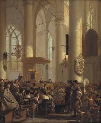 Interior of a Dutch Church — size preview