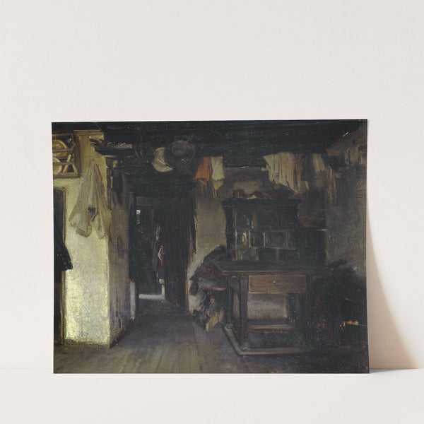 Interior of a Farmhouse by Alfons Spring