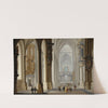 Interior of a Gothic Church by Dirck Van Delen