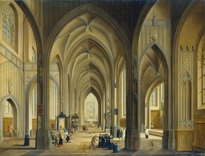 Interior of a Gothic Church