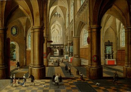 Interior of a Gothic Church II