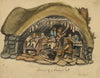 Interior of a shepherd’s hut Iceland