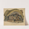 Interior of a shepherd&#039;s hut Iceland by Bayard Taylor
