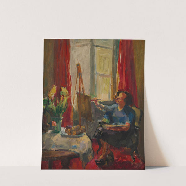 Interior of a Studio (1938) by Franciszek Bartoszek