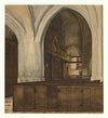 Interior of Abbey of Aramont (1869)