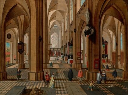 Interior of Antwerp Cathedral