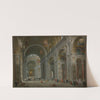Interior of Saint Peter&#039;s, Rome by Giovanni Paolo Panini