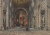Interior of San Giovanni in Laterano, Rome (c. 1896)