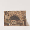 Interior of St. Benedict’s Church, Subiaco, near Rome by Thomas Hartley Cromek