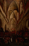Interior of St Mary’s Church in Krakow