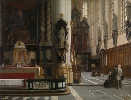 Interior of the Church of Saint Paul in Antwerp — size preview