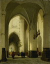 Interior of the Church of St Bavo in Haarlem