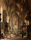 Interior of the Church of Virgin Mary in Kraków