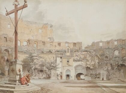 Interior Of The Colosseum, Rome