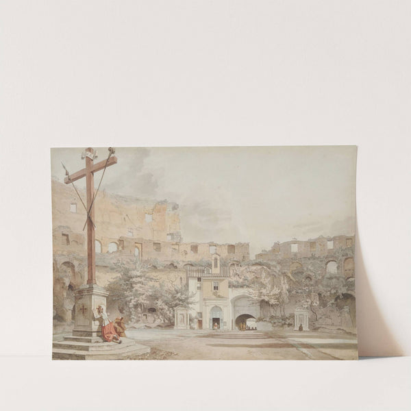 Interior Of The Colosseum, Rome by William Pars