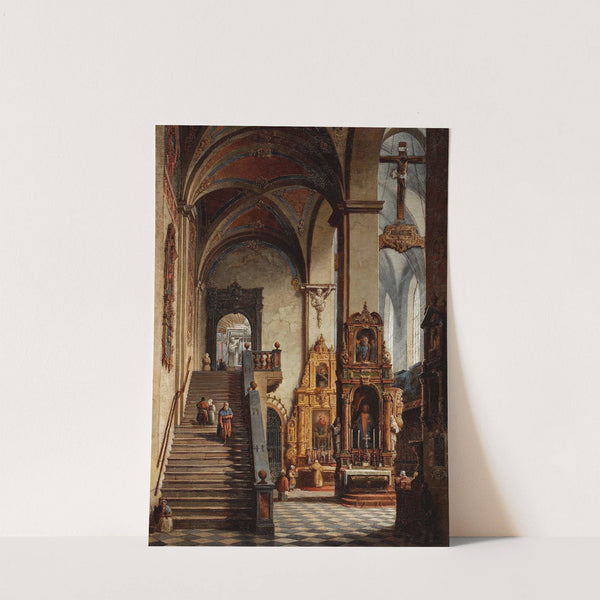 Interior of the Dominican Church in Kraków by Marcin Zaleski