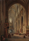 Interior of the Dominican Church in Kraków