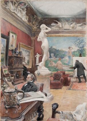 Interior of the Fürstenberg Gallery