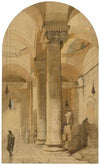 Interior of the Golden Gateway in the Temple area of Jerusalem
