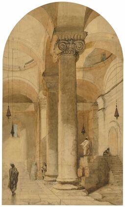 Interior of the Golden Gateway in the Temple area of Jerusalem