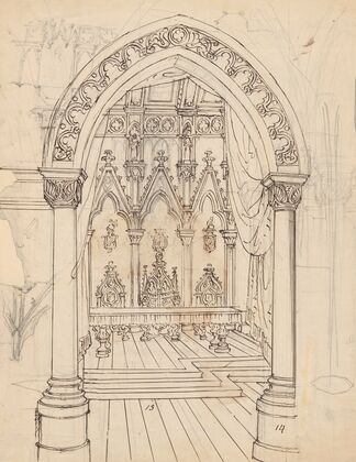 Interior of the Gothic hall