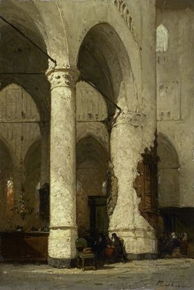 Interior of the ‘Hooglandse’ Church, Leiden