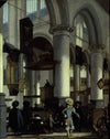 Interior of the Oude Kerk, Delft