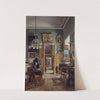 Interior of the Painter&#039;s Home in Stockholm by Carl Stefan Bennet